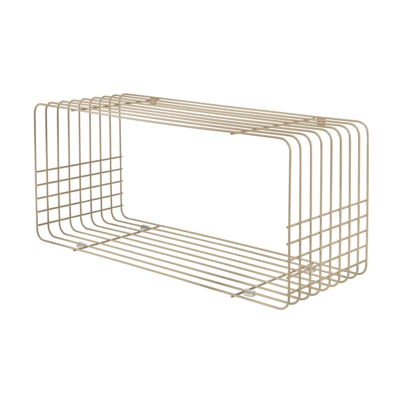 Wire Wandregal Sand, 31x70x26 cm by Mette Ditmer – product photo
