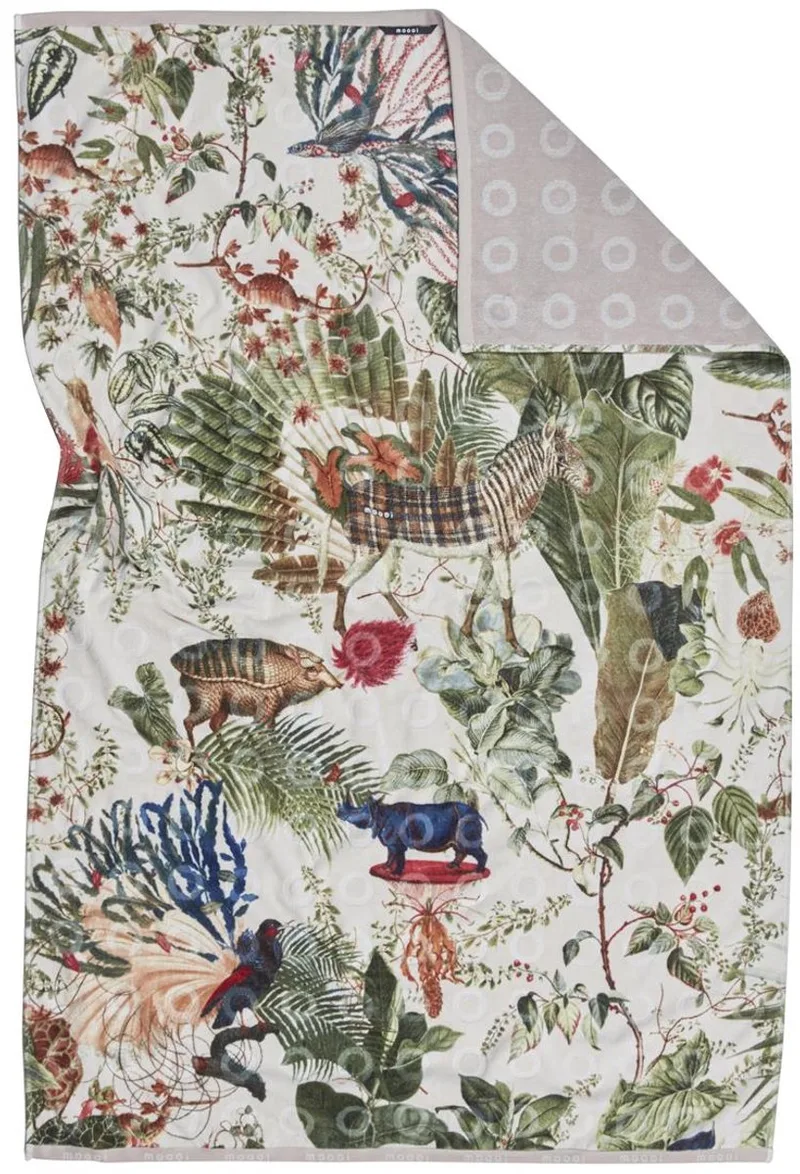 Menagerie - Douchehanddoek - 100x150 / 40x49 Inch cm by Moooi in Ivory – product photo