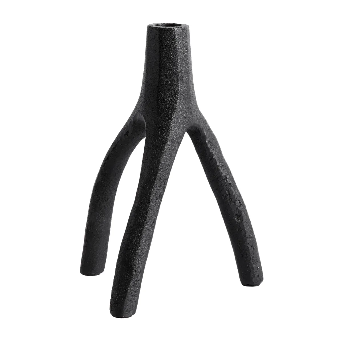 Bougeoir Aion XL 22 cm Noir de MUUBS – photo du produit