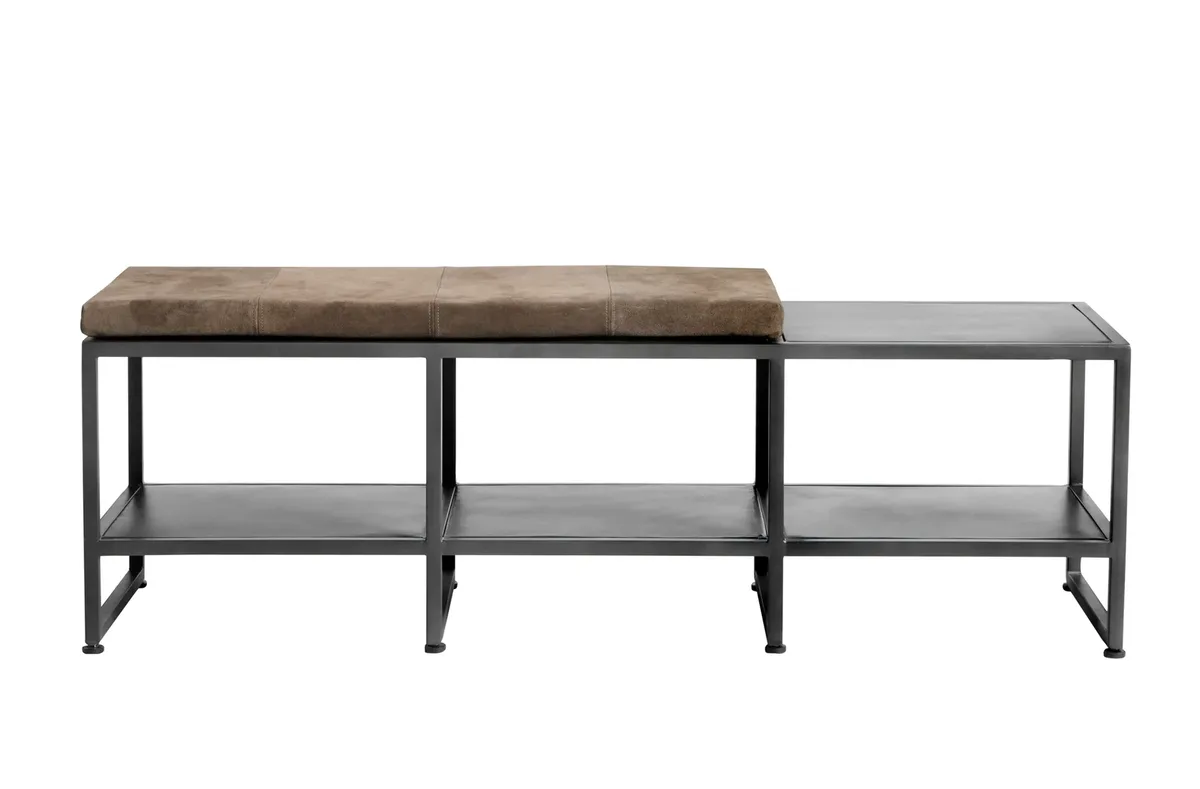 Bank Bronx L 135 cm Black fra MUUBS – produktbillede