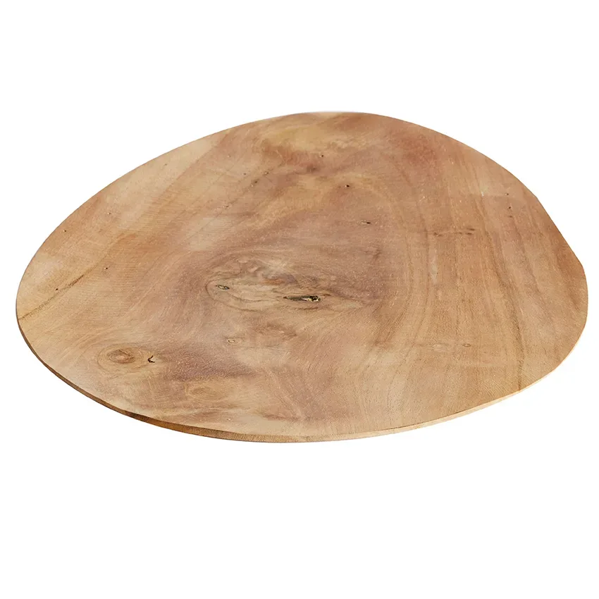 Drop Teller 19 x 25cm Natur fra MUUBS – produktbillede
