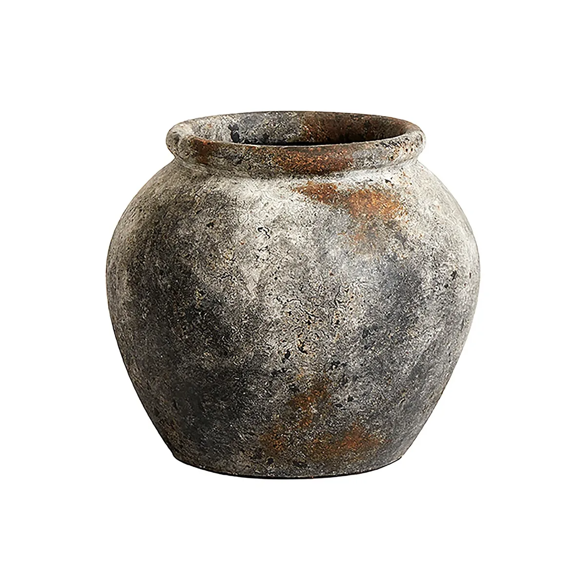 Echo pot 25 cm Ø30 cm h25 cm Roest-grijs van MUUBS – productfoto