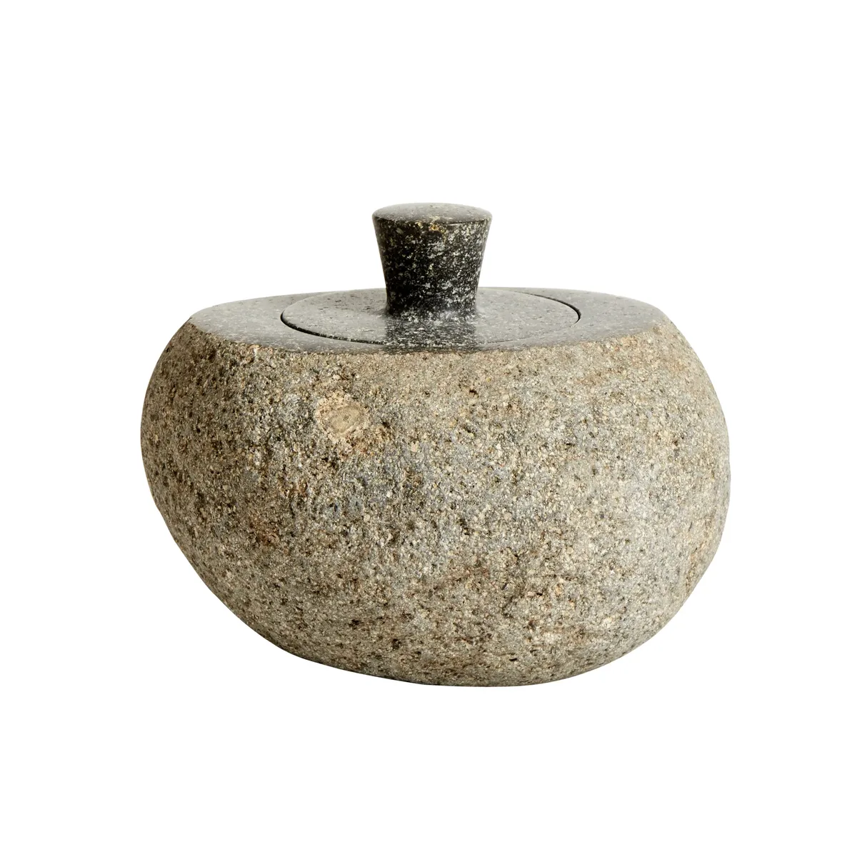 Glas mit Deckel Valley S Grey-natural fra MUUBS – produktbillede
