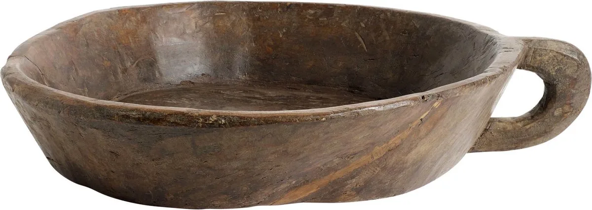 Grote antiek houten schaal - Tray Antikka van MUUBS in Bruin – productfoto