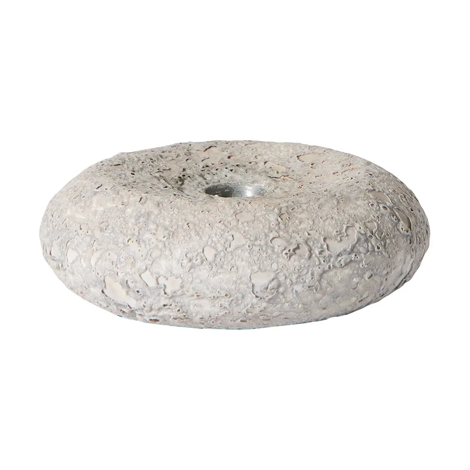Luna Kerzenhalter Grey, Ø13×4,8 cm de MUUBS – photo du produit