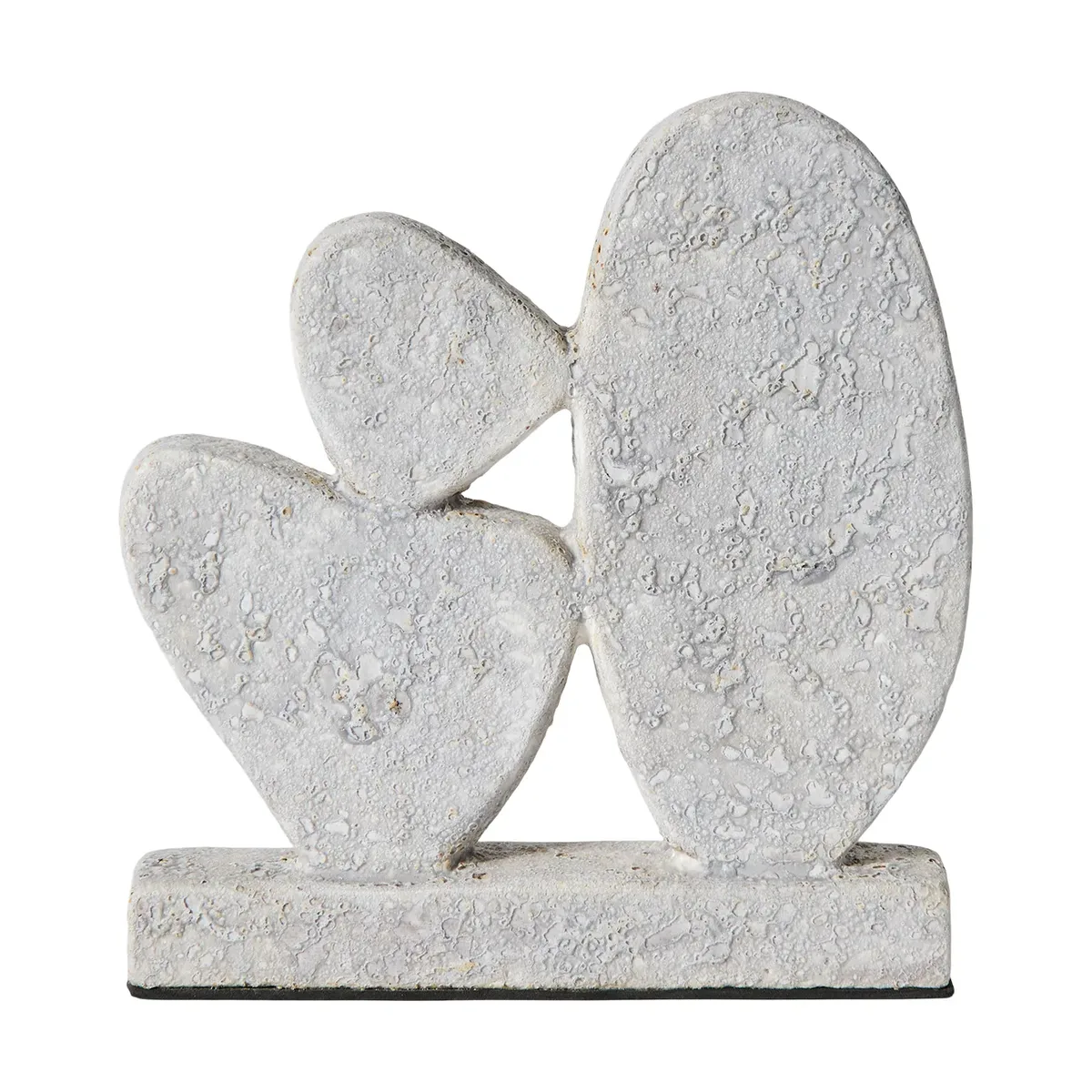 Luna Skulptur Grey, 12x3x21,5 cm von MUUBS – Produktfoto