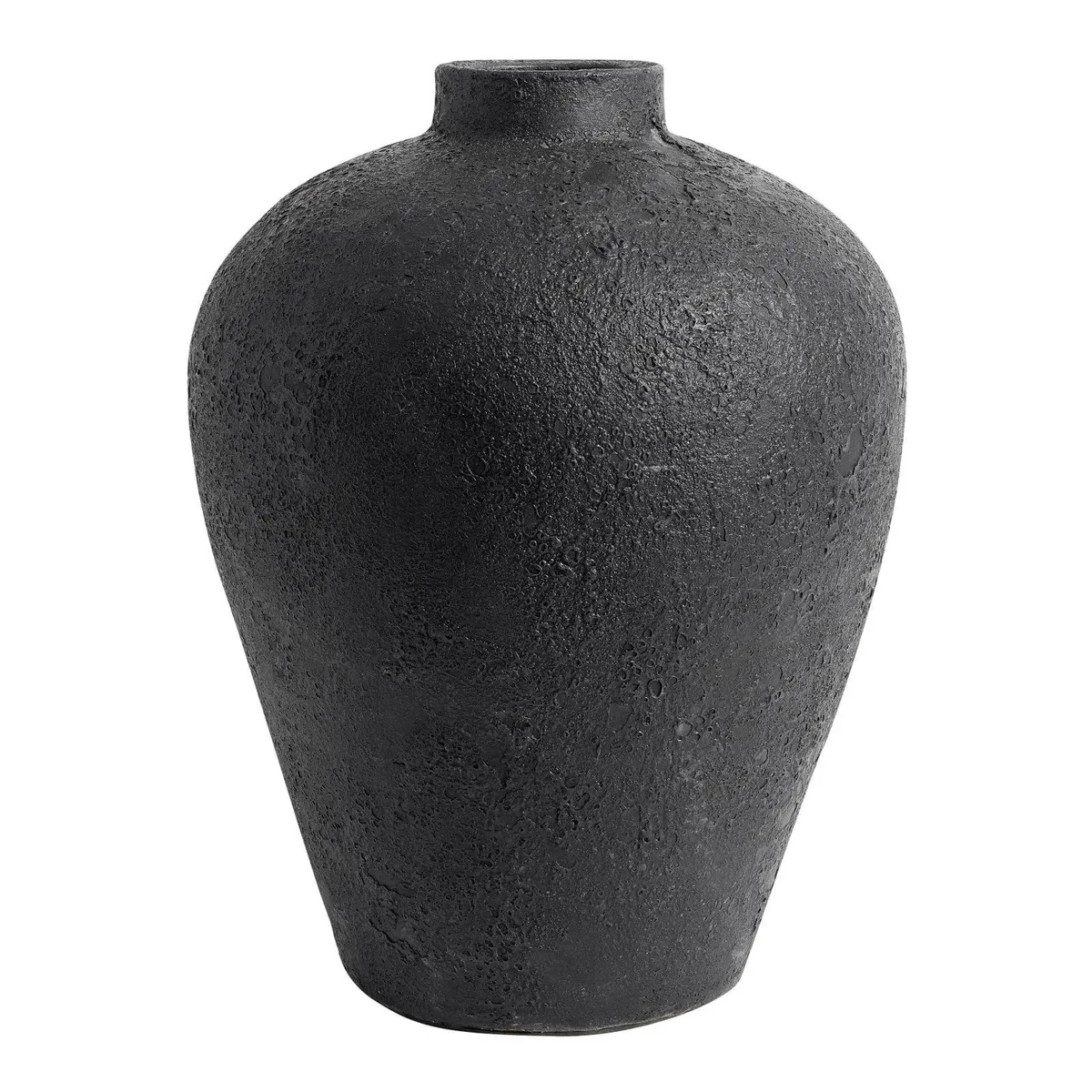 Luna Topf 40 cm Schwarz-terrakotta by MUUBS – product photo