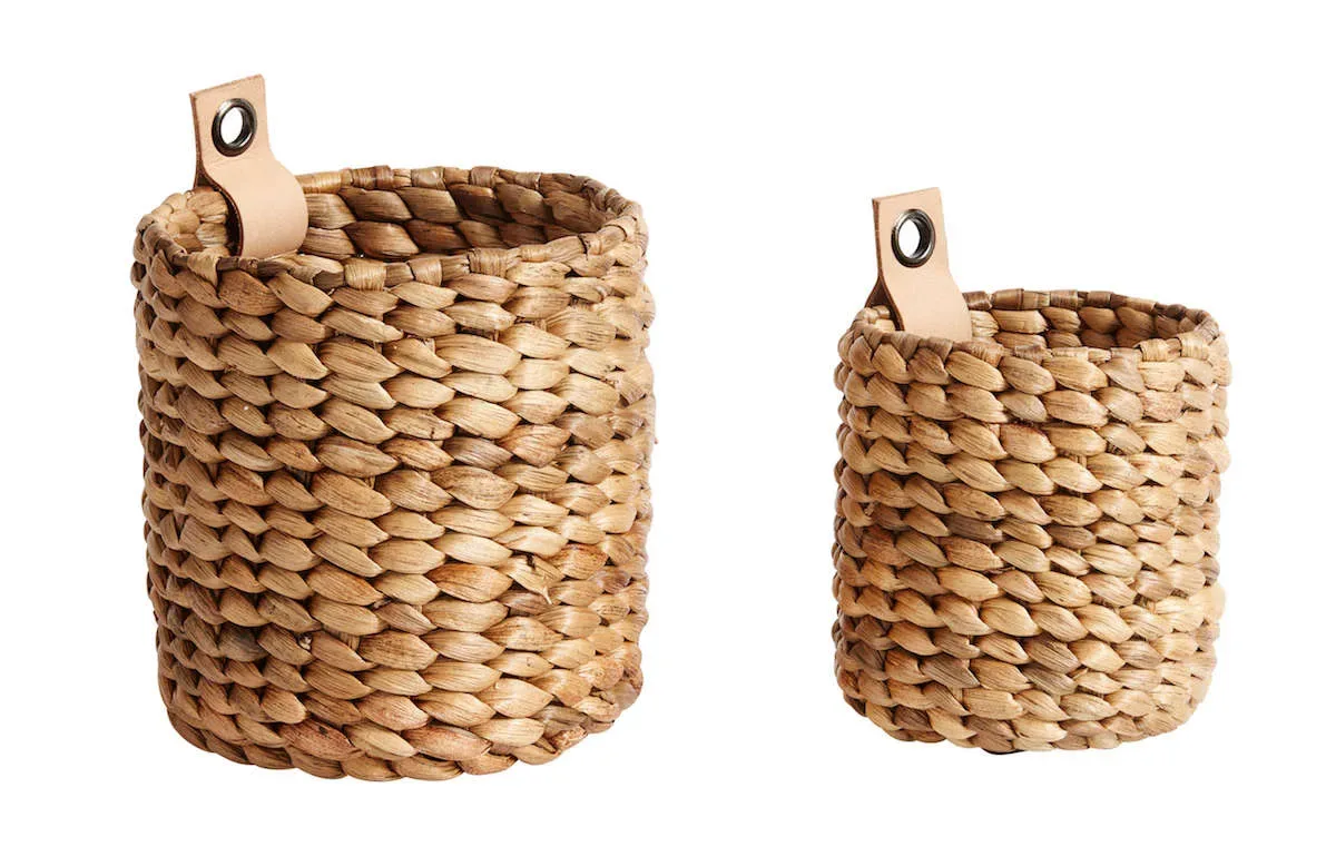 Kurv Mini - S/2 (XS+S) - Natur, Ø14xH15 cm fra MUUBS – produktbillede