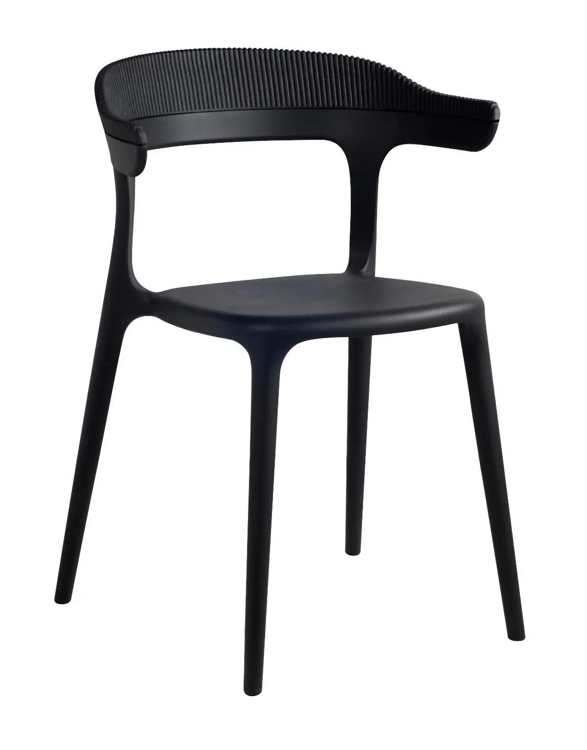 Muubs Luna Stripe Stuhl Schwarz von MUUBS – Produktfoto