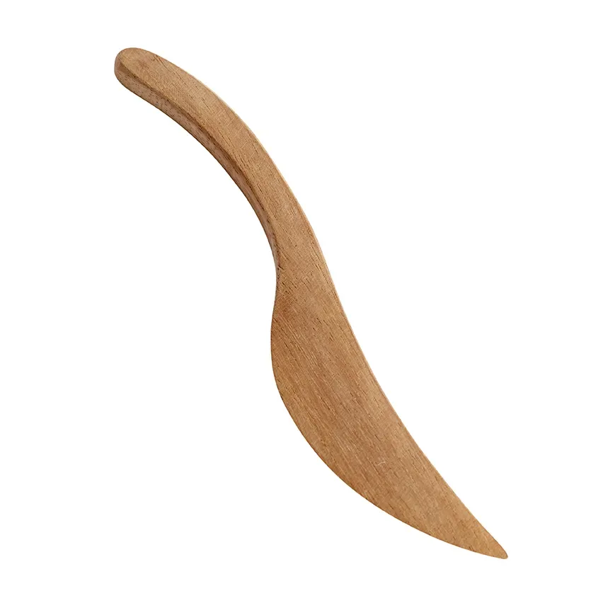 Smørkniv - Natur Teak fra MUUBS – produktbillede