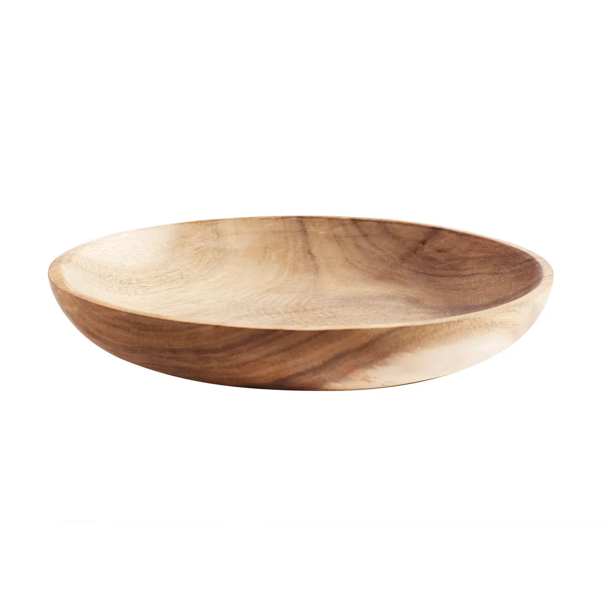Tallerken Ø18 cm - Natur Teak fra MUUBS – produktbillede