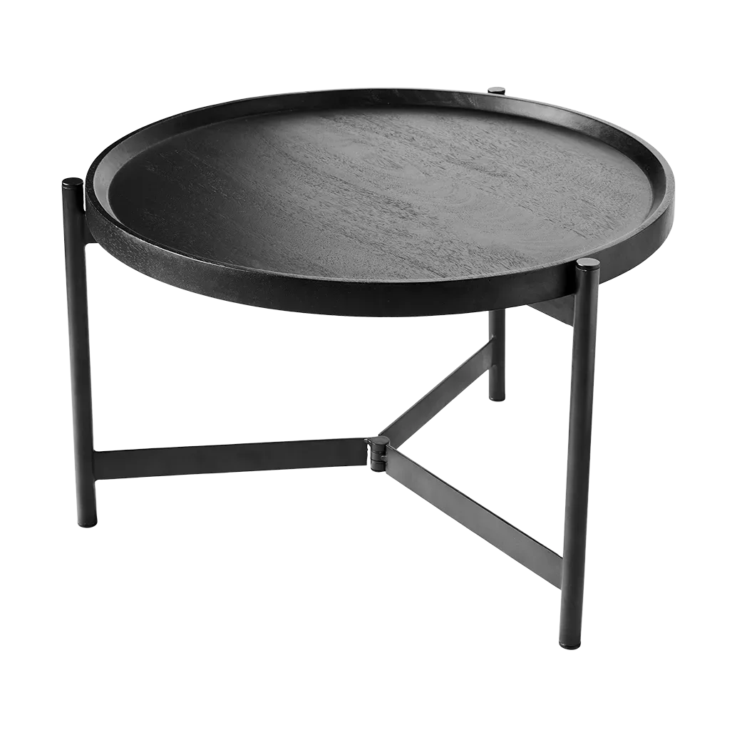 Nevada Couchtisch Ø70 cm Schwarz från MUUBS – produktbild