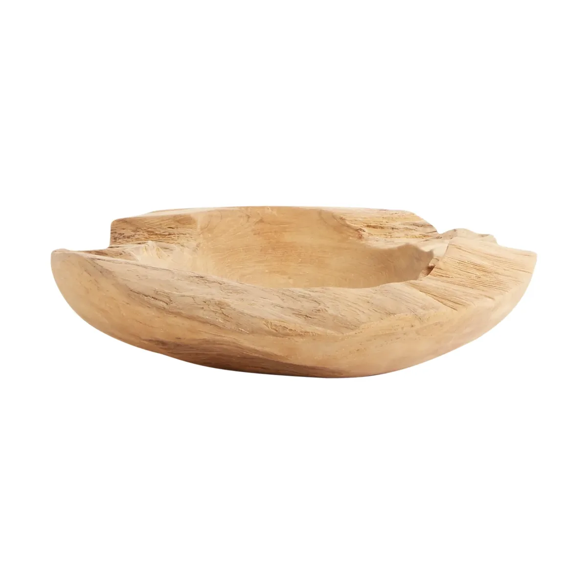 Rustic Skål 30 - Natur, Rustic Salatskål 20 - Natur fra MUUBS – produktbillede