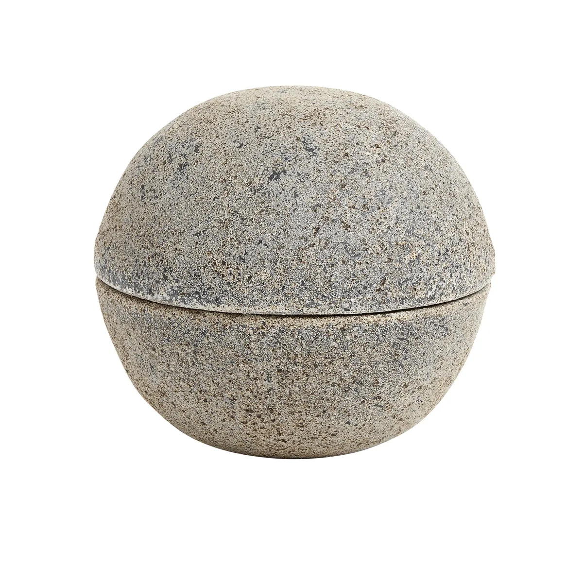 Stain Bonbonniere Esche Ø15 cm Grau-Braun fra MUUBS – produktbillede