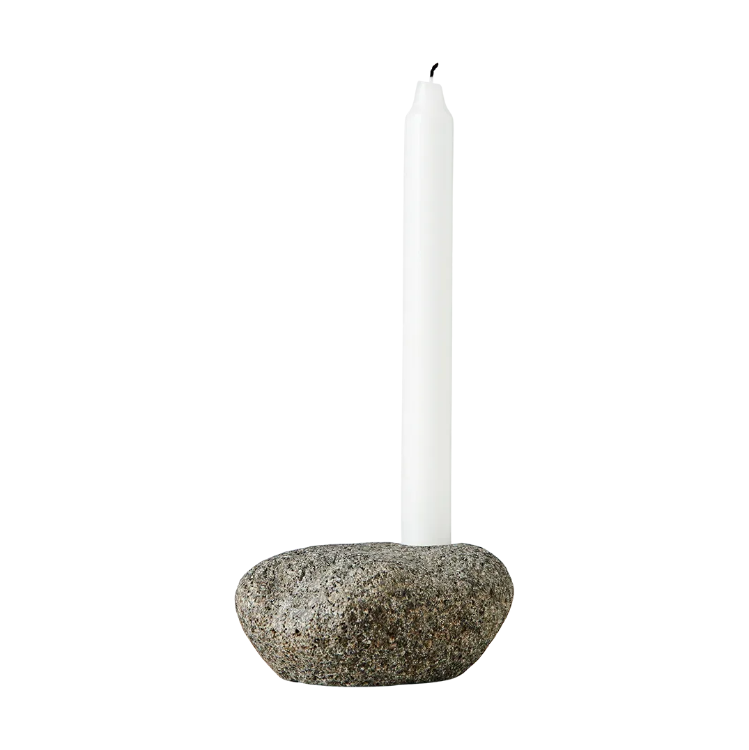 Valley Kerzenhalter 6 cm Naturstein fra MUUBS – produktbillede