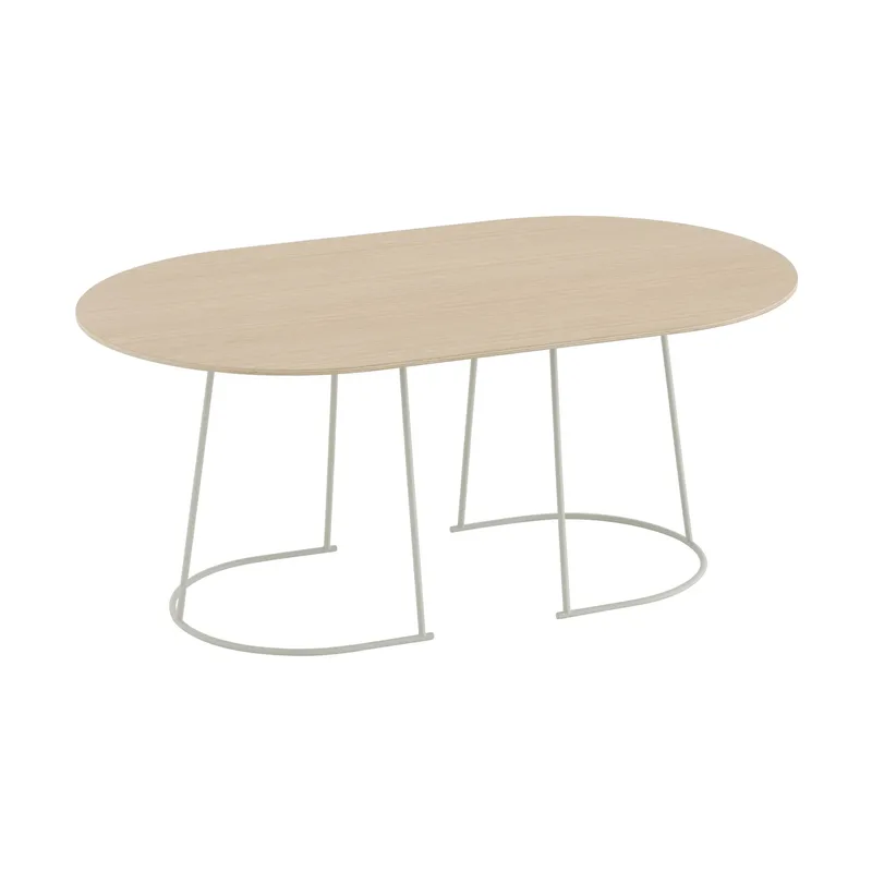 Airy Couchtisch M Lackiertes Eichenfurnier-off white by Muuto – product photo