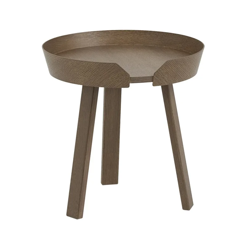 Around Beistelltisch klein Stained dark brown by Muuto – product photo