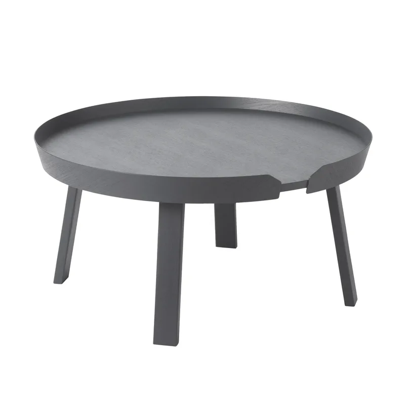 Around Couchtisch groß Anthrazit (grau) van Muuto – productfoto