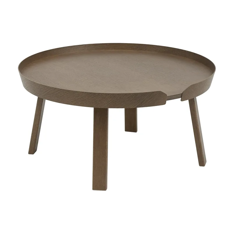 Around Couchtisch groß Stained dark brown by Muuto – product photo