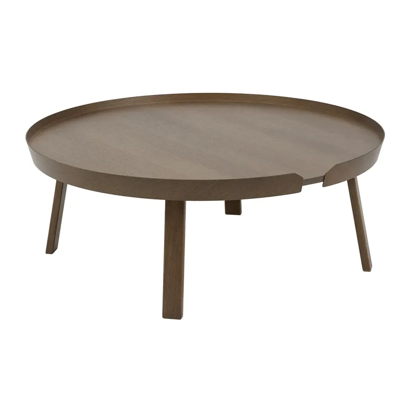 Around Tisch xl Stained dark brown by Muuto – product photo