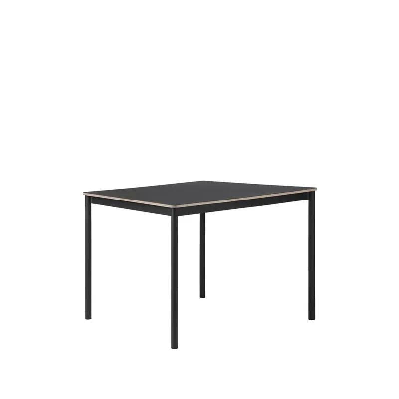 Base Esstisch Black, plywoodkant, 140 x 80cm by Muuto – product photo