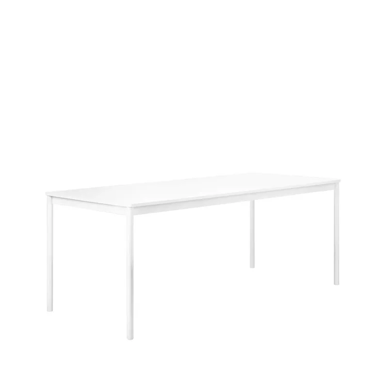 Base Esstisch White, abs kant, 190 x 85cm von Muuto – Produktfoto
