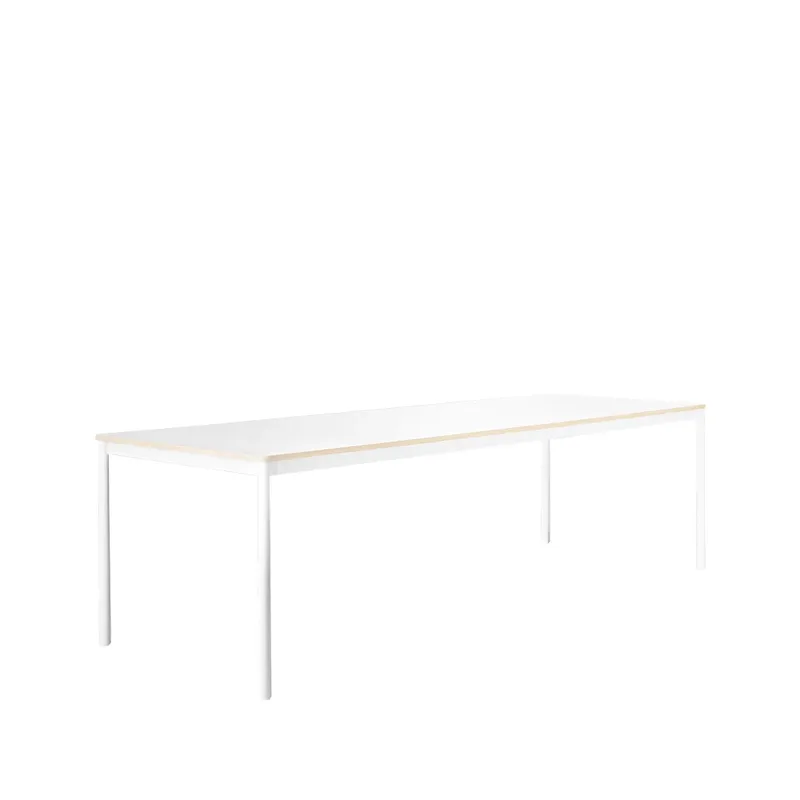 Base Esstisch White, plywoodkant, 250 x 90cm van Muuto – productfoto