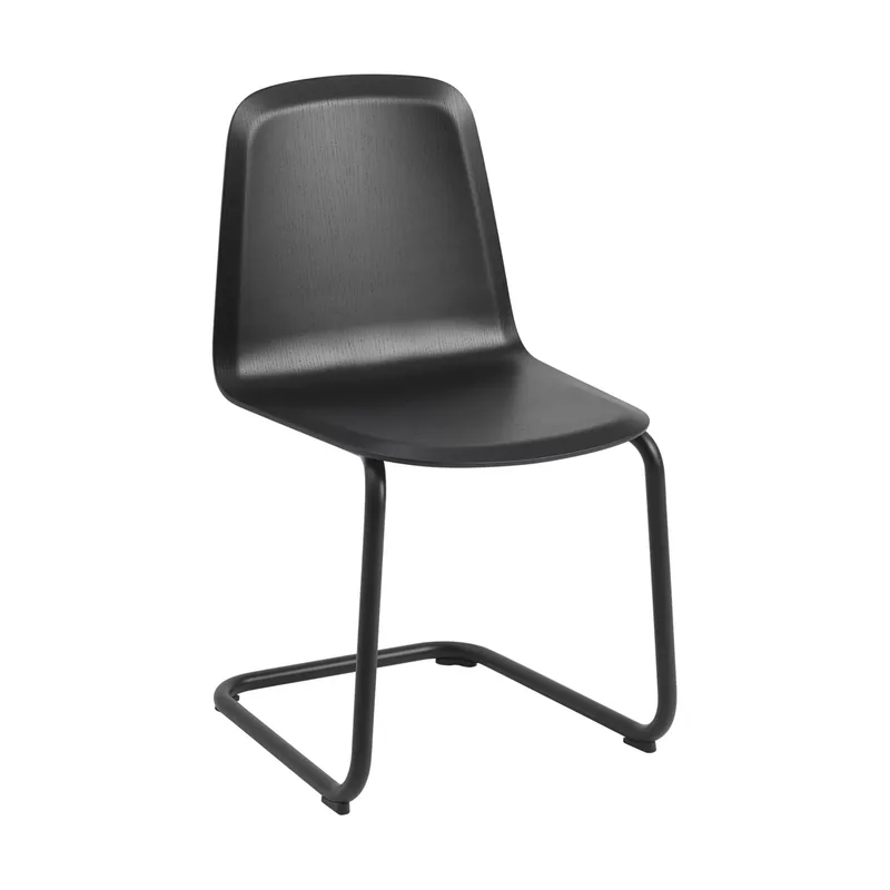 Brink Chair Cantilever Base Stuhl Schwarz-schwarz by Muuto – product photo