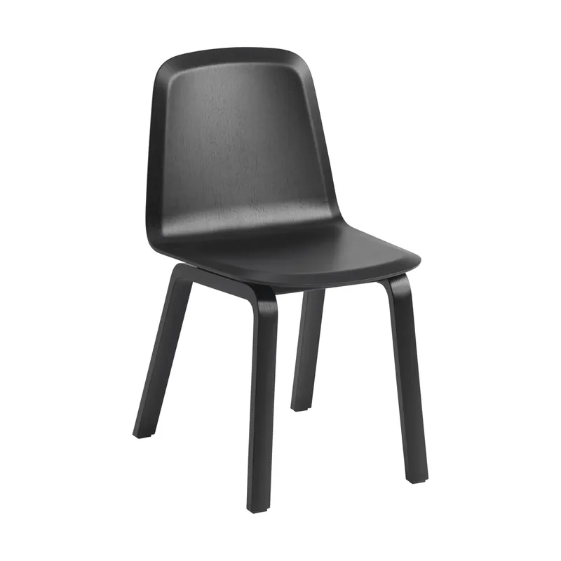 Brink Chair Wood Base Stuhl Schwarz by Muuto – product photo