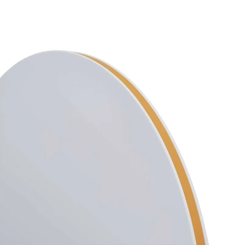 Calm Wandlamp Ø68 White/Orange van Muuto – productfoto
