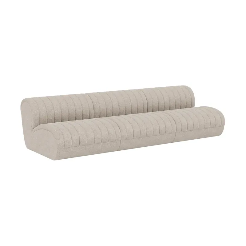 Coltre Modulsofa Konfiguration 1, Turf-Sand, 3-Sitzer by Muuto – product photo