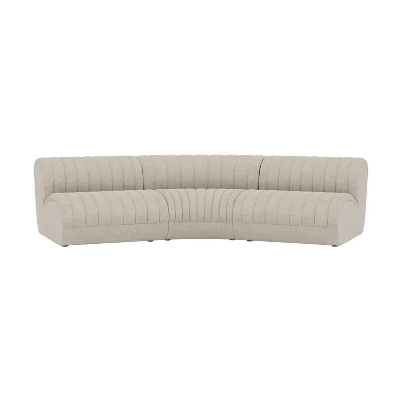Coltre Modulsofa Konfiguration 4, Turf-Sand, 3-Sitzer von Muuto – Produktfoto