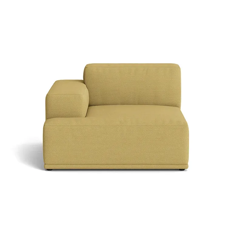 Connect soft modul Hallingdal 65 nr.407 gelb Armlehne links (A) von Muuto – Produktfoto