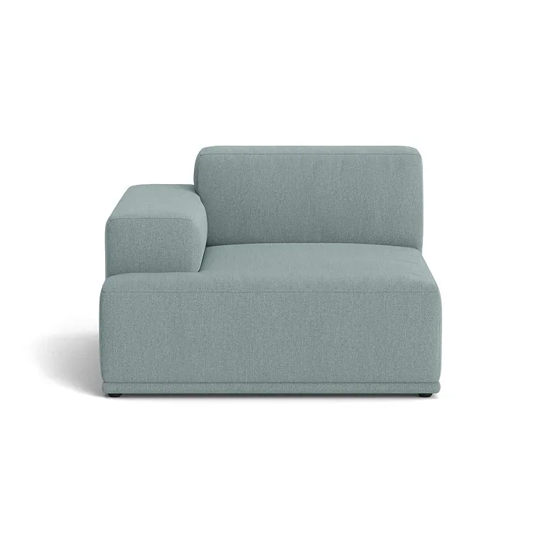 Connect soft modul Re-wool nr.718 hellblau Armlehne links (A) von Muuto – Produktfoto