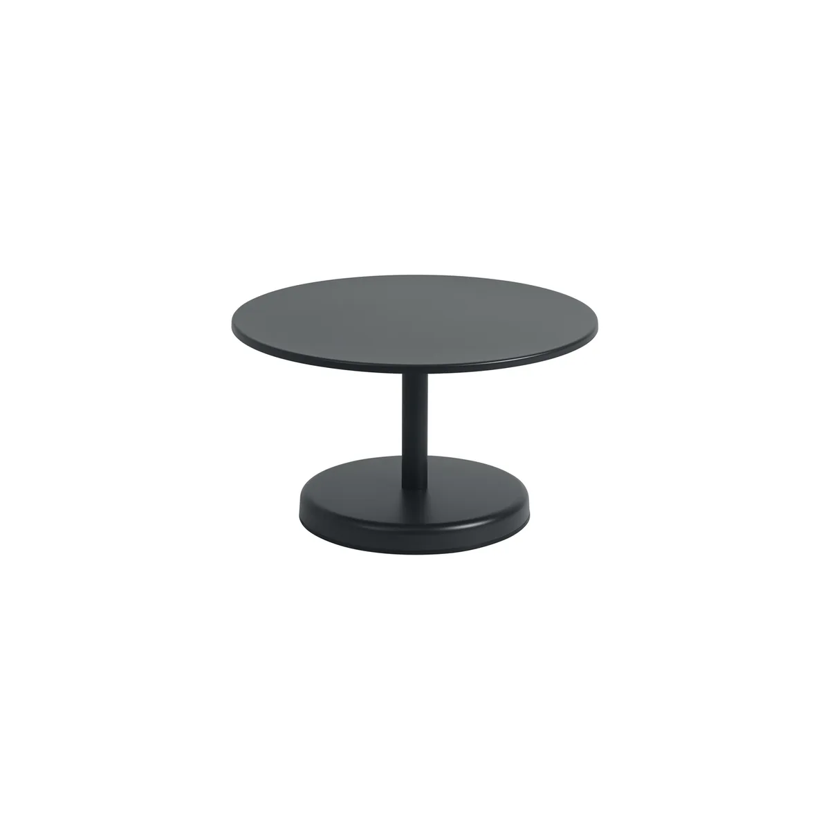 Couchtisch Linear - Schwarz - Stahl - Designer Thomas Bentzen von Muuto – Produktfoto