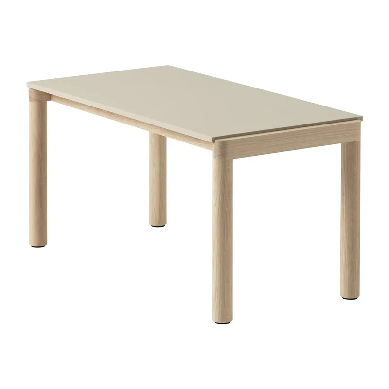 Couple 1 Plain Couchtisch 40 x 84 x 40cm Sand-oak by Muuto – product photo