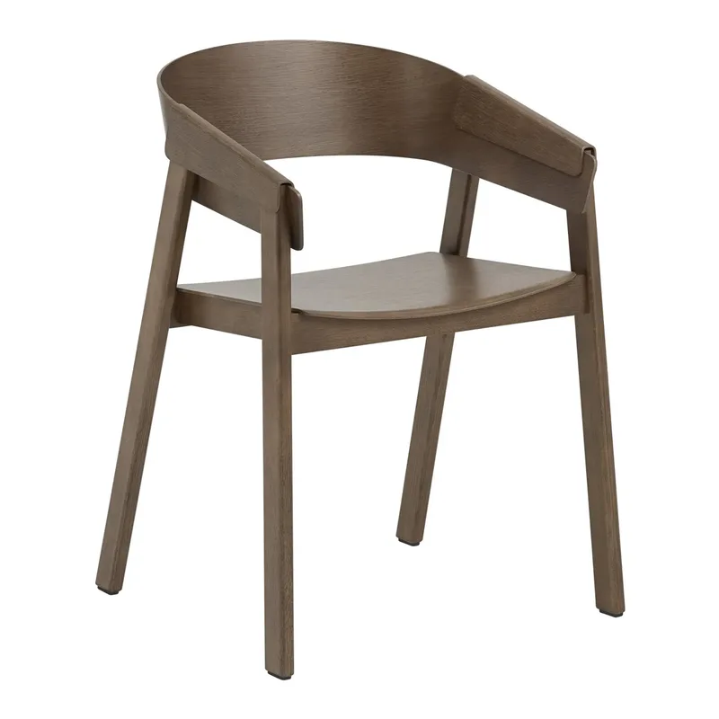 Cover Armchair Stained dark brown von Muuto – Produktfoto
