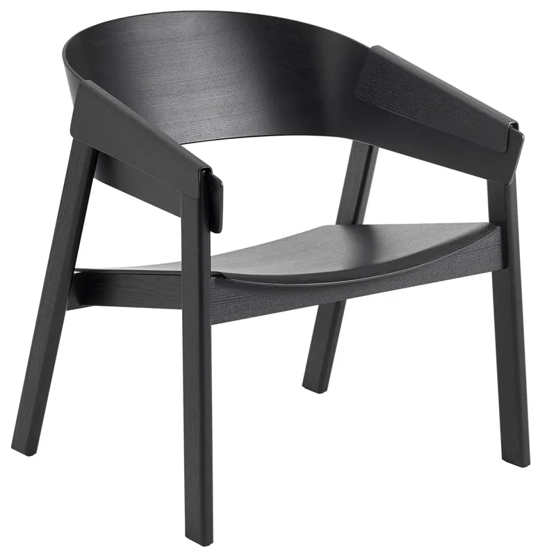 Cover lounge chair Schwarz by Muuto – product photo