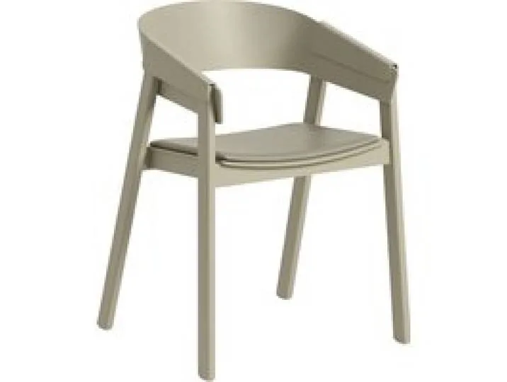 Cover Stuhl mit Lederpolster fra Muuto – produktbillede