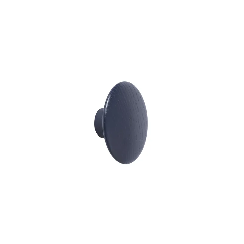 Dots Wandhaken midnight blue (blau) Extra klein by Muuto – product photo