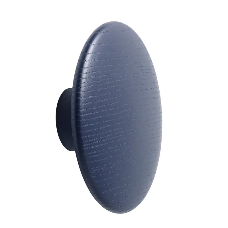 Dots Wandhaken midnight blue (blau) Groß van Muuto – productfoto
