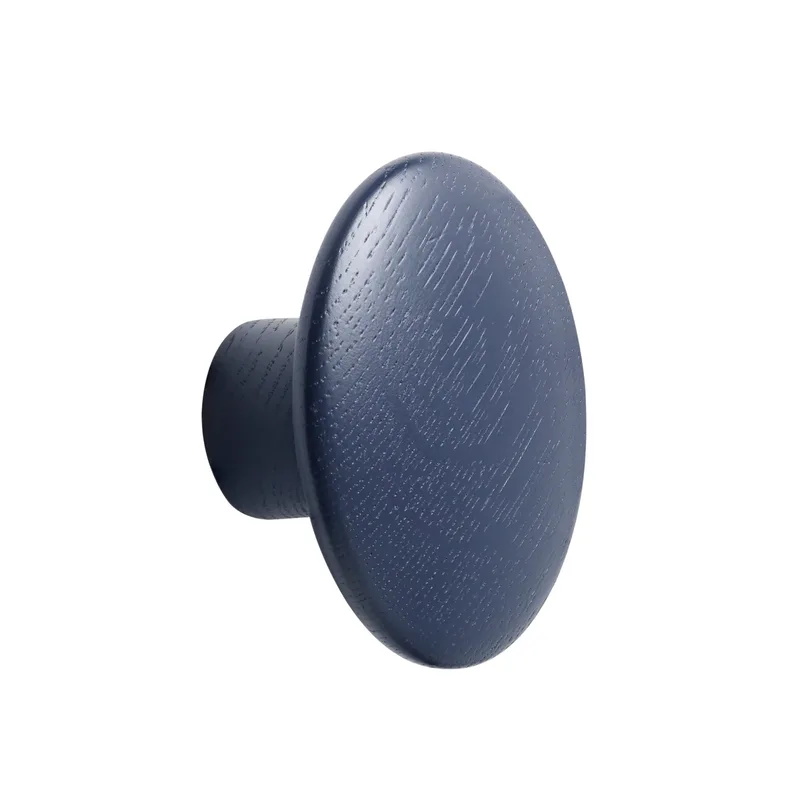 Dots Wandhaken midnight blue (blau) Klein by Muuto – product photo