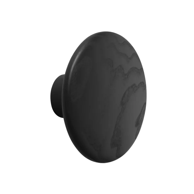 Dots Wandhaken schwarz Ø13 cm van Muuto – productfoto