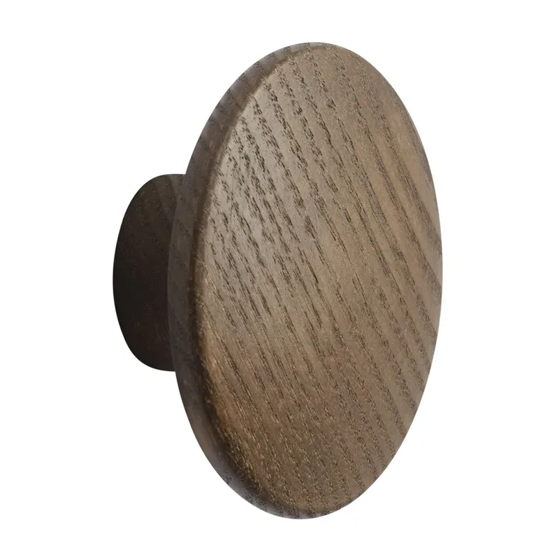 Dots wood Haken dark stained brown Ø6,5cm de Muuto – photo du produit