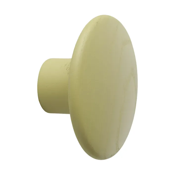 Dots Wood Kleiderhaken Light olive, Ø6,5 cm by Muuto – product photo