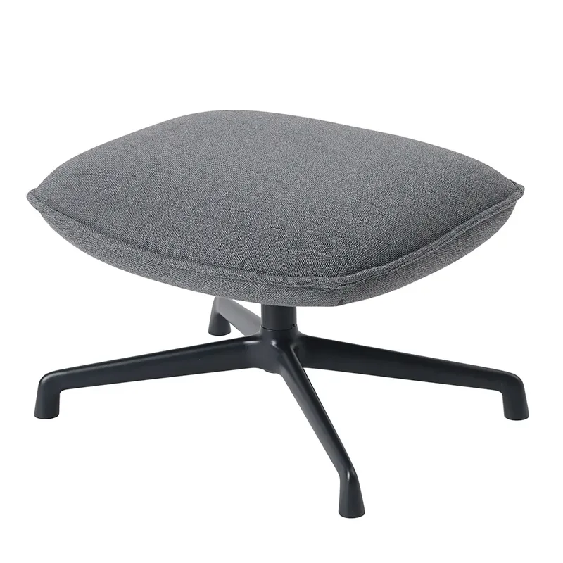 Doze Ottoman Swivel Base - Ocean 80 Anthracite Black von Muuto – Produktfoto