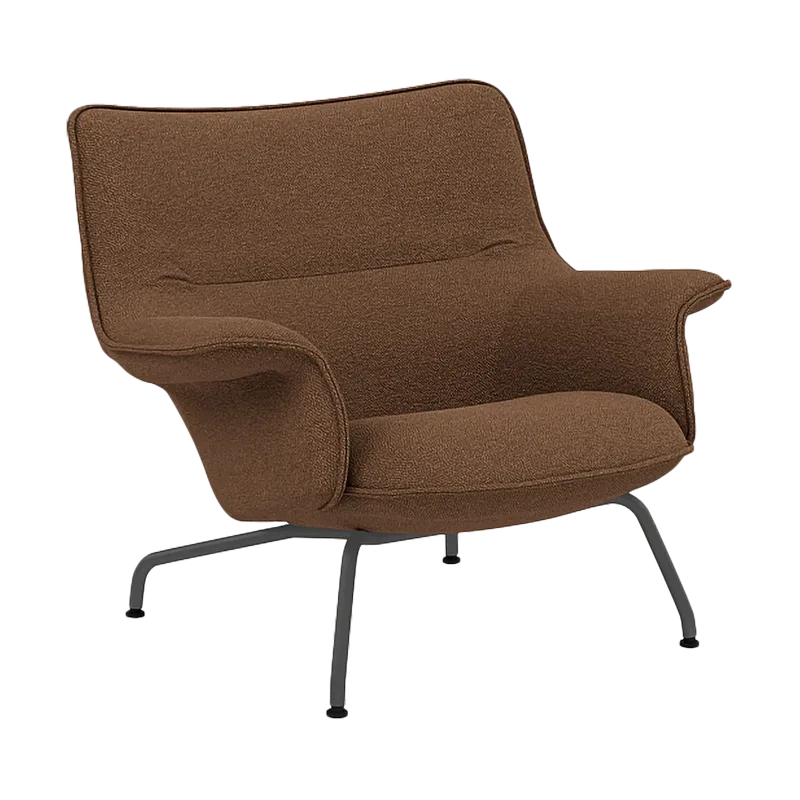 Doze Sessel niedrig Hearth 4-anthracite/black van Muuto – productfoto