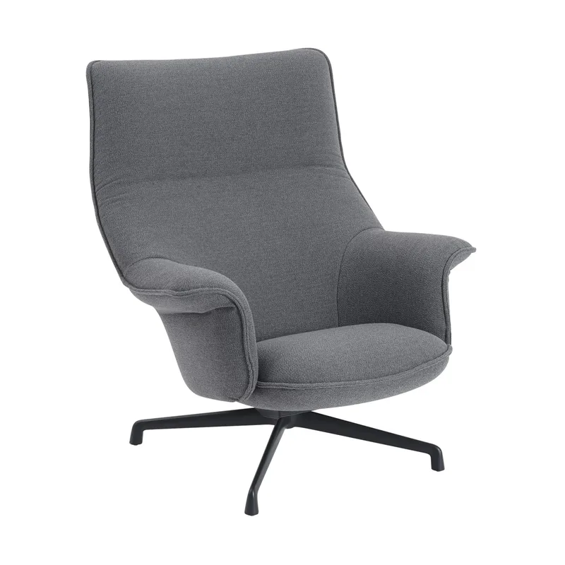 Doze Sessel swivel base Ocean 80-anthracite black by Muuto – product photo