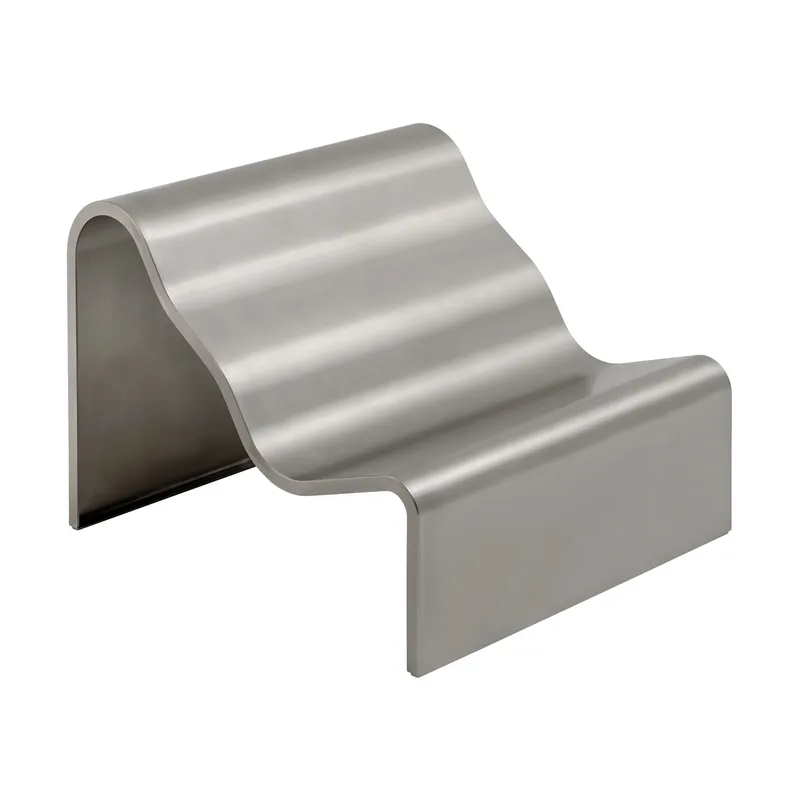 Dream View Bank Gebürsteter Stahl, 100 cm de Muuto – photo du produit