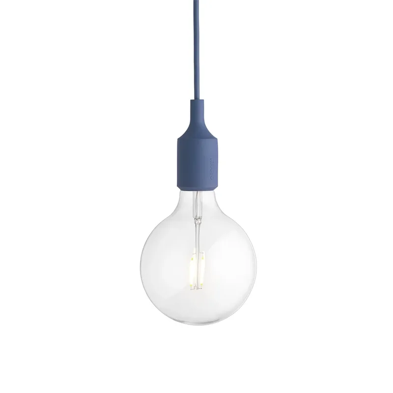 E 27 Lamp Pendelleuchte Pale blue de Muuto – photo du produit